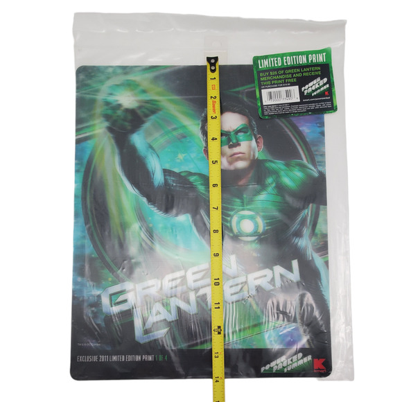 DC Comics Green Lantern Movie Lenticular 11" x 14" Limited Edition Print 2011 - Picture 7 of 9